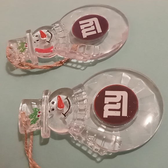 NEW YORK GIANTS CHRISTMAS TREE ORNAMENT BUNDLE IF 2 - Picture 6 of 6